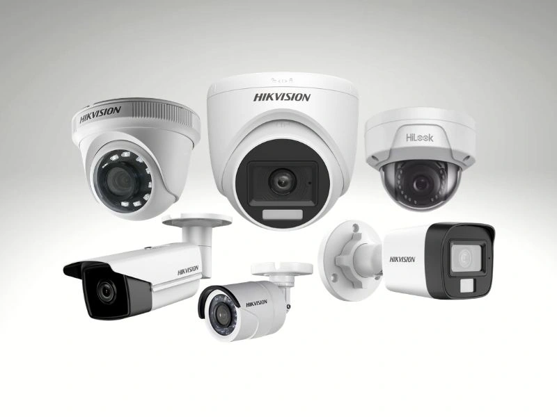 Cámaras análogas Turbo HD Hikvision instalación CCTV Medellín