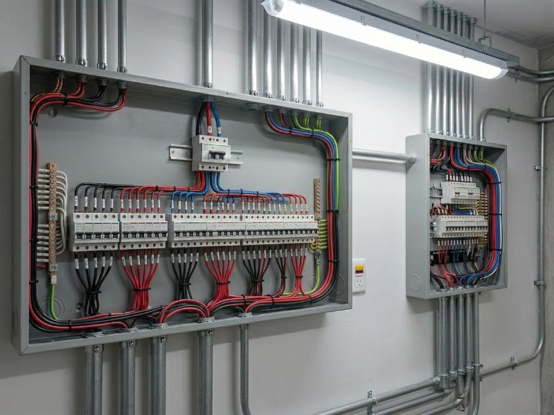 Instalación de tablero eléctrico comercial en Medellín